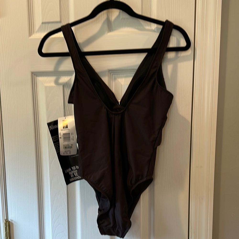 Miraclesuit Brown One Piece Swimsuit - Picture 2 of 4